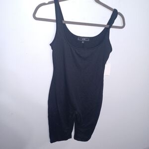 Black 1 Piece Jumpsuit ( Shorts) W Sz S